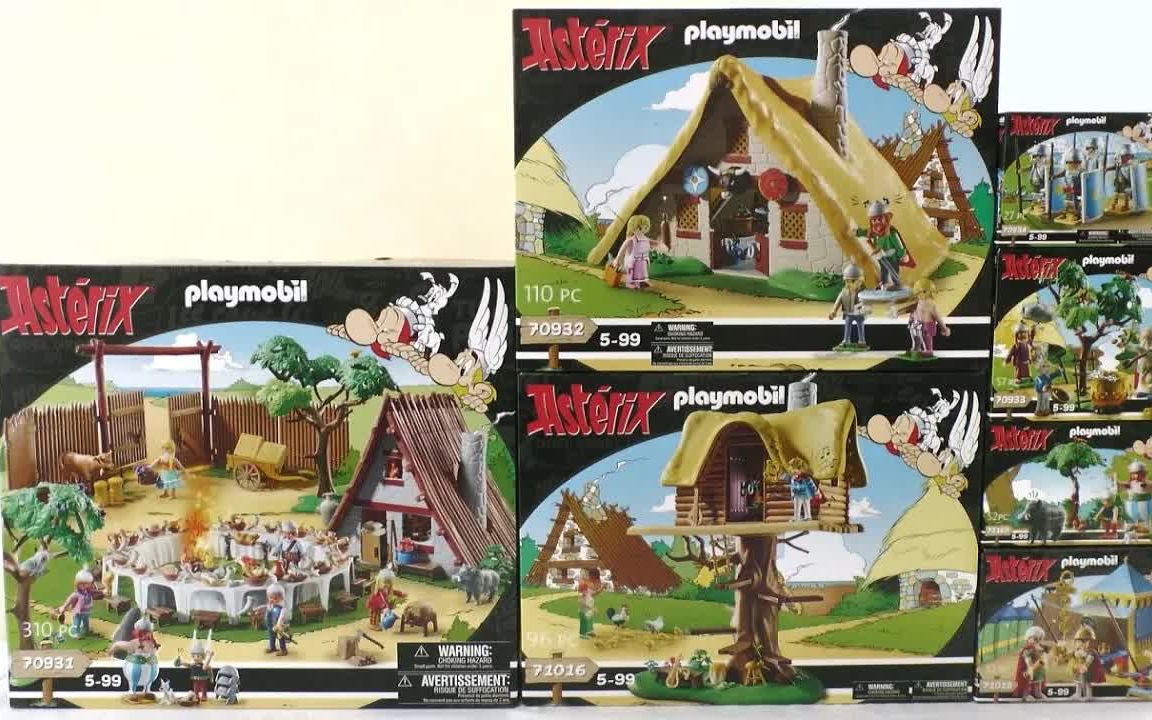 [图]摩比世界高卢英雄历险记Playmobil Astérix – 70031, 70932, 70933, 70934, 71015,71016, 71160