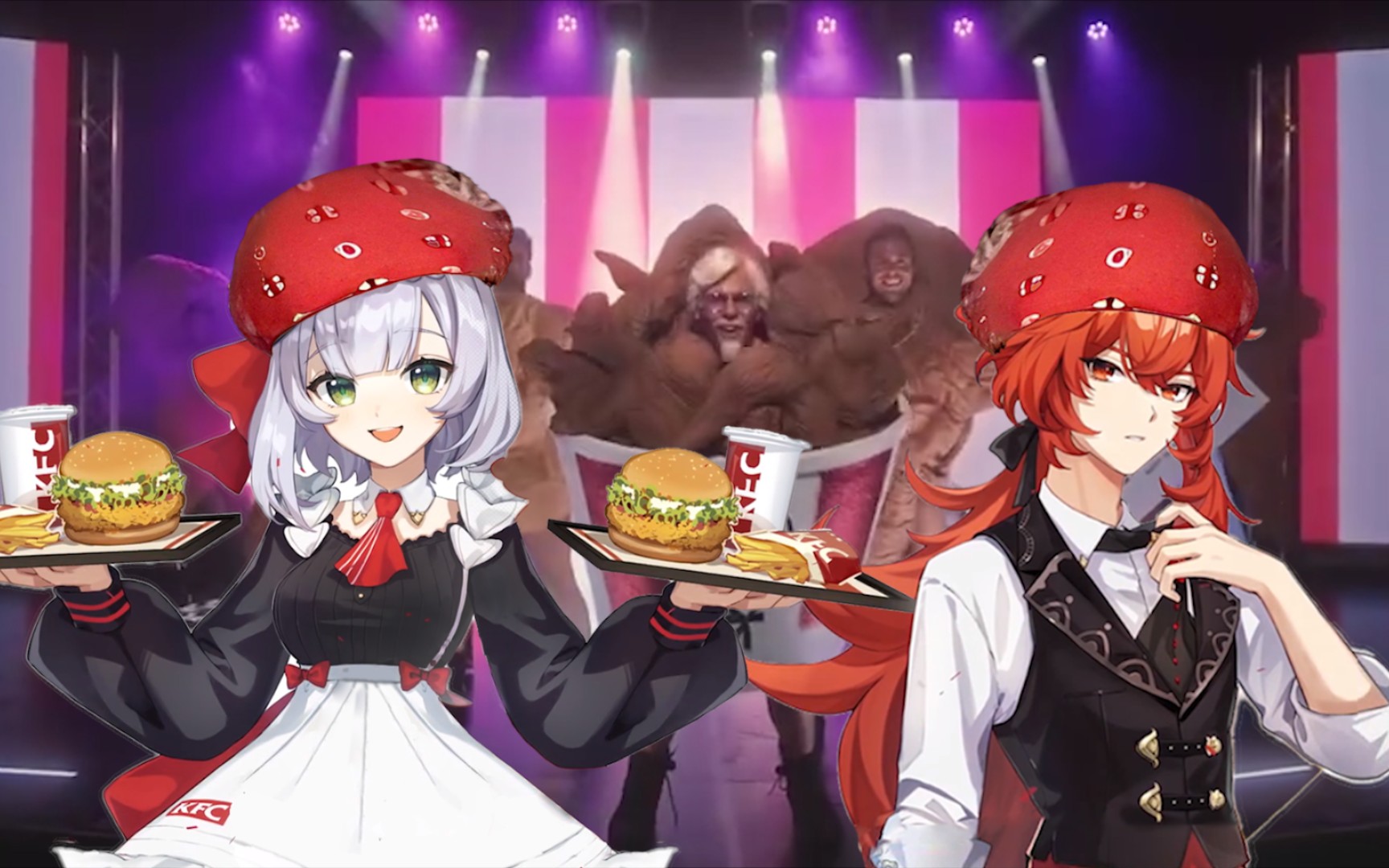【原神×kfc】薅 你♂毛