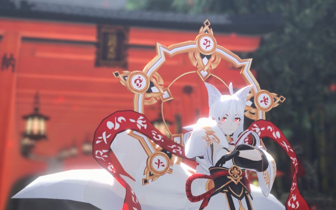 【艾尔之光mmd】模型配布-体迅飞凫,飘忽若神(大罗-狐仙境)