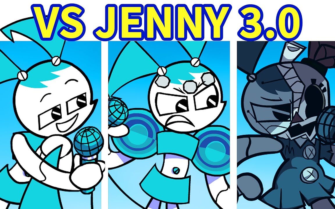 [图]Friday Night Funkin': VS Jenny Wakemen (Teenage Robot) 3.0 FULL WEEK