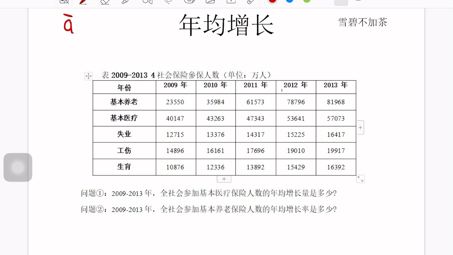 资料分析基础7,第六章年均增长.带你冲上90正确率.哔哩哔哩bilibili