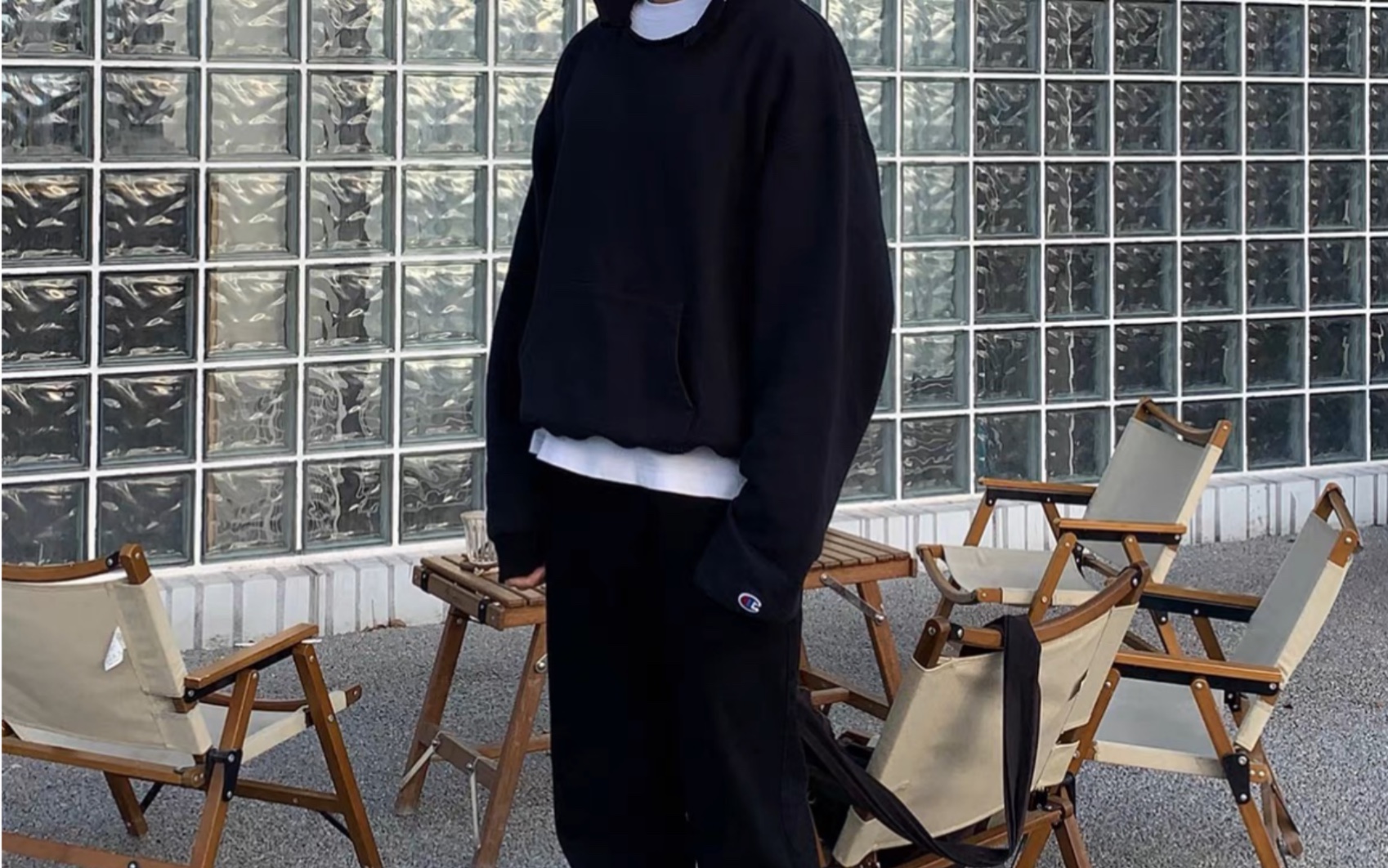 [图]vintage champion 冠军卫衣 hoodie kenijima kanye同款 vibe cleanfit