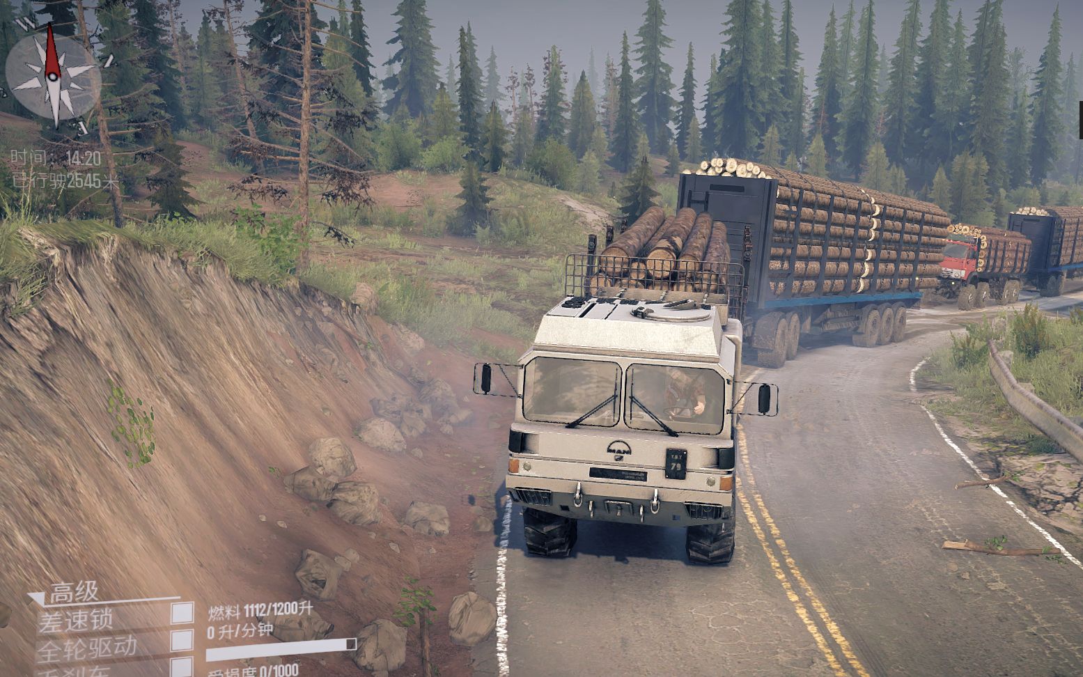 【mudrunner旋转轮胎】一次性完成所有运载积分