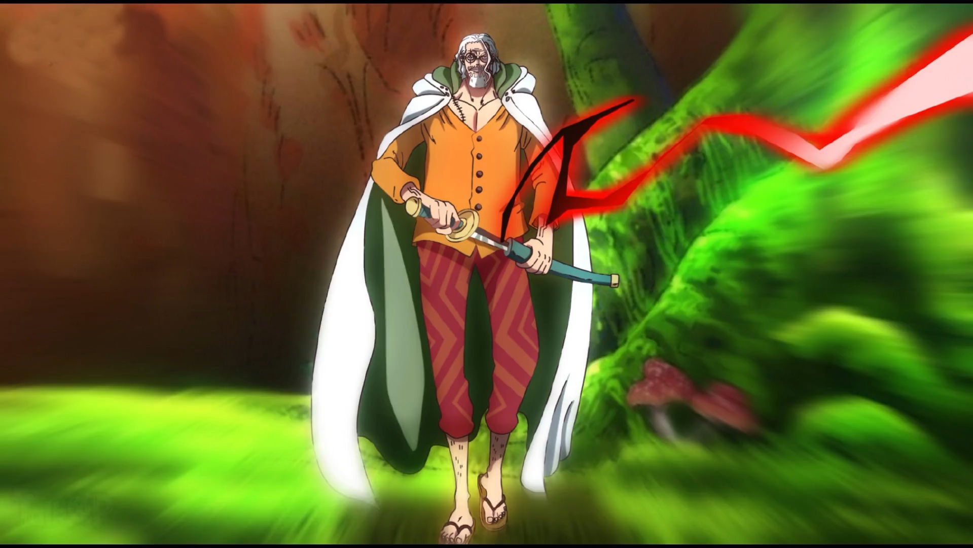 海贼王:冥王雷利吓走黑胡子,绿牛间接扳回一局,红发强