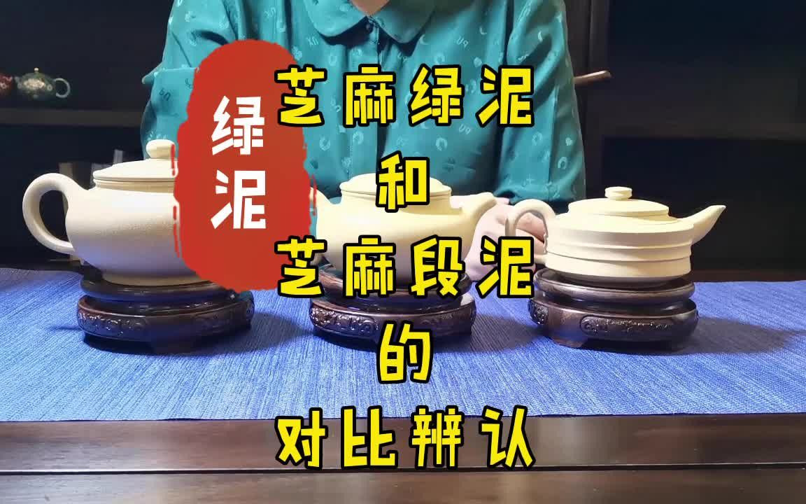 绿泥系列4:芝麻绿泥和芝麻段泥的对比辨认哔哩哔哩bilibili