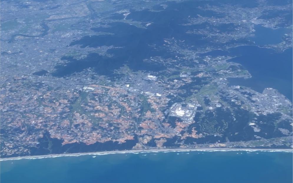 降落日本羽田机场&东日本海岸鸟瞰风景_哔哩哔哩 (゜-゜)つロ 干杯
