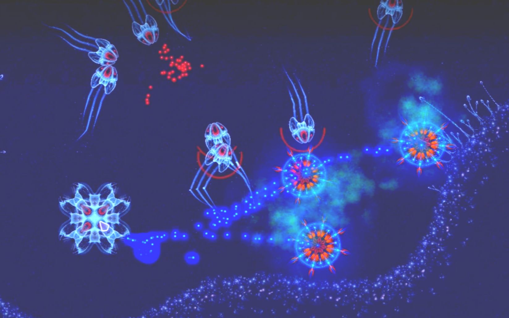 微生物模拟器:3个细胞,攻打3个外星人母巢