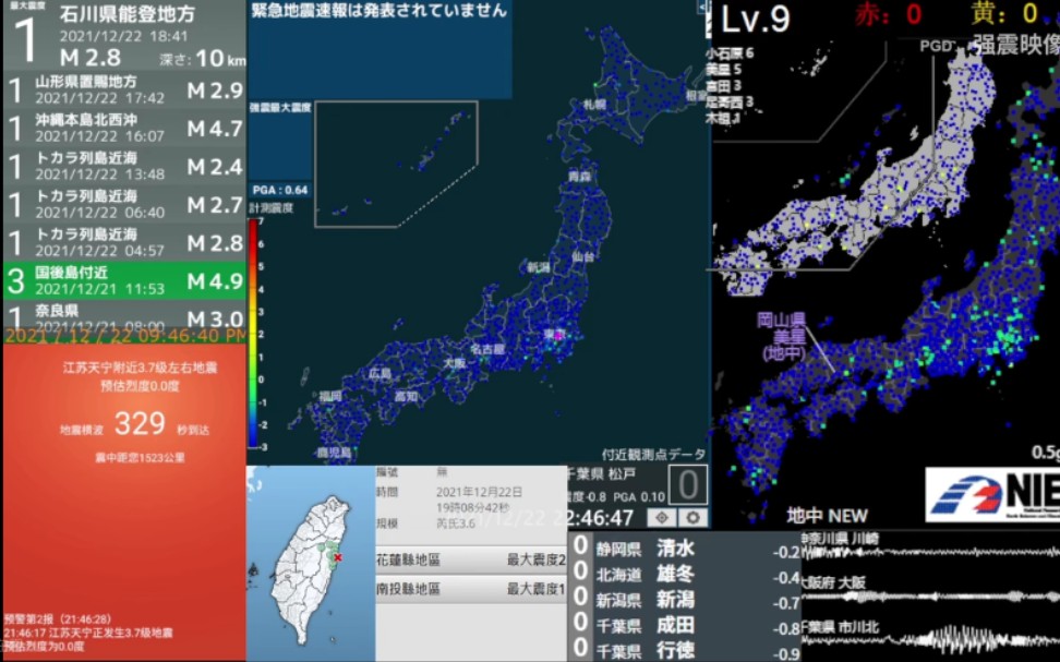 【直播回放】江苏常州市天宁区 M4.2 2021.12.22哔哩哔哩bilibili