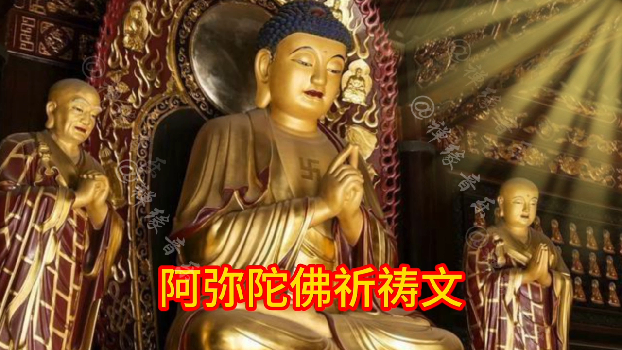 【阿弥陀佛祈祷文】愿你顺心顺意 好运常伴 万事大吉哔哩哔哩bilibili