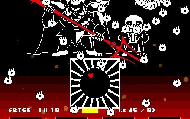 undertalefalseresetasgore与sans的双重审判简单模式一阶段通关