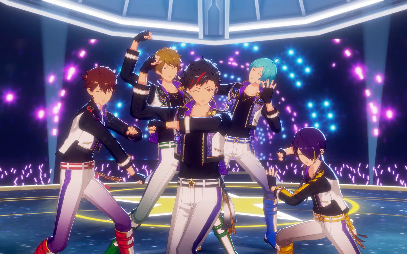 《偶像梦幻祭2》「彩星出动」-流星队(with 流星队威力加强服装)(歌词