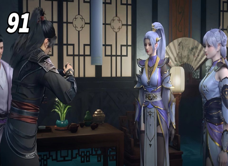 斗破苍穹年番91集:萧炎瞬撕两名四星斗皇,韩雪和韩月欲以身相许,吓坏