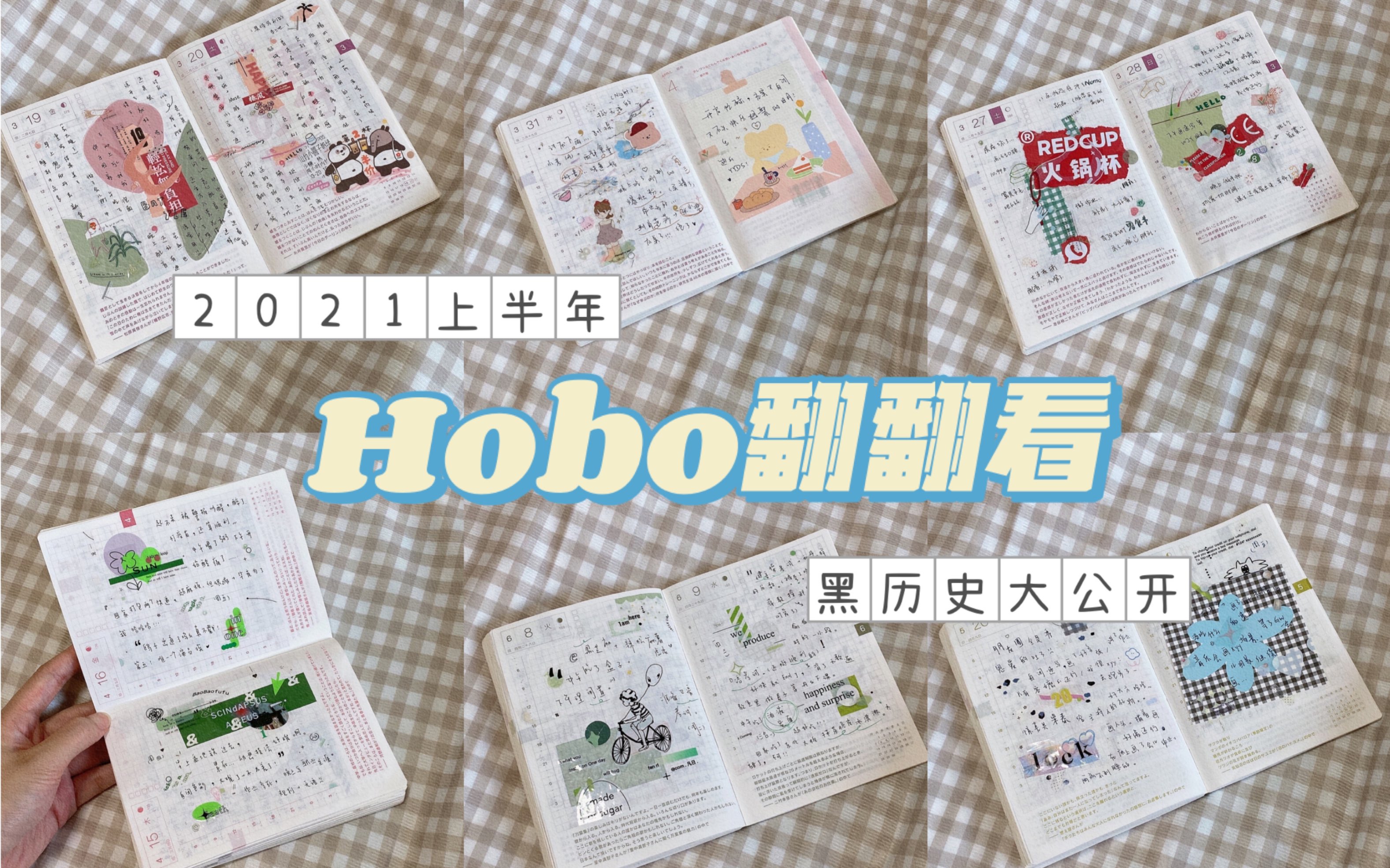 lisa2021上半年hobo翻翻看满满黑历史在盐甜中反复跳脱的手帐分享盐系