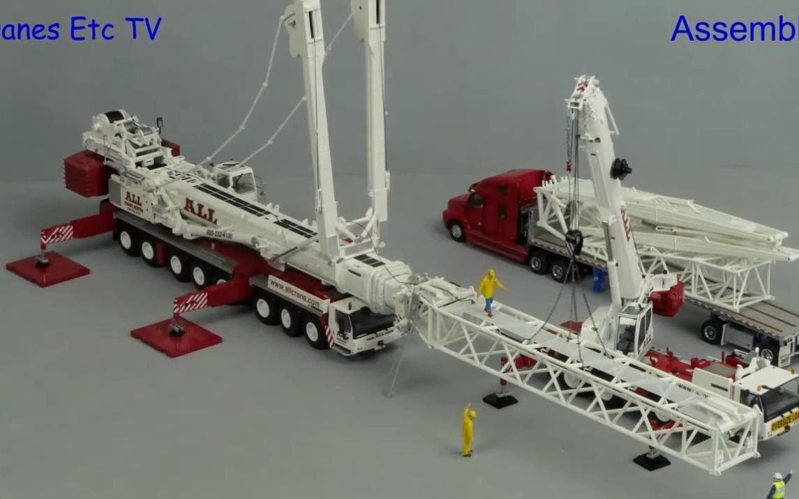 利勃海尔liebherrltm150081起重机模型飞臂