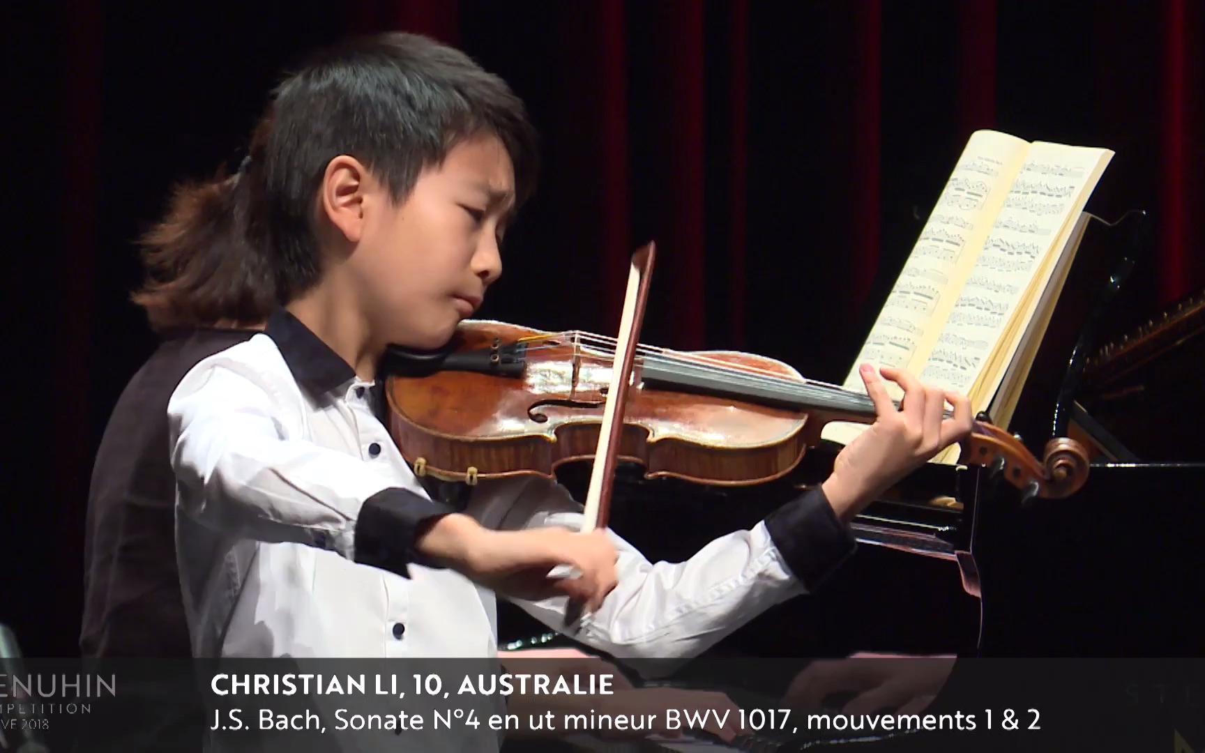 2018年日内瓦梅纽因国际小提琴大赛 少年组第一轮(比赛日2)| lingling