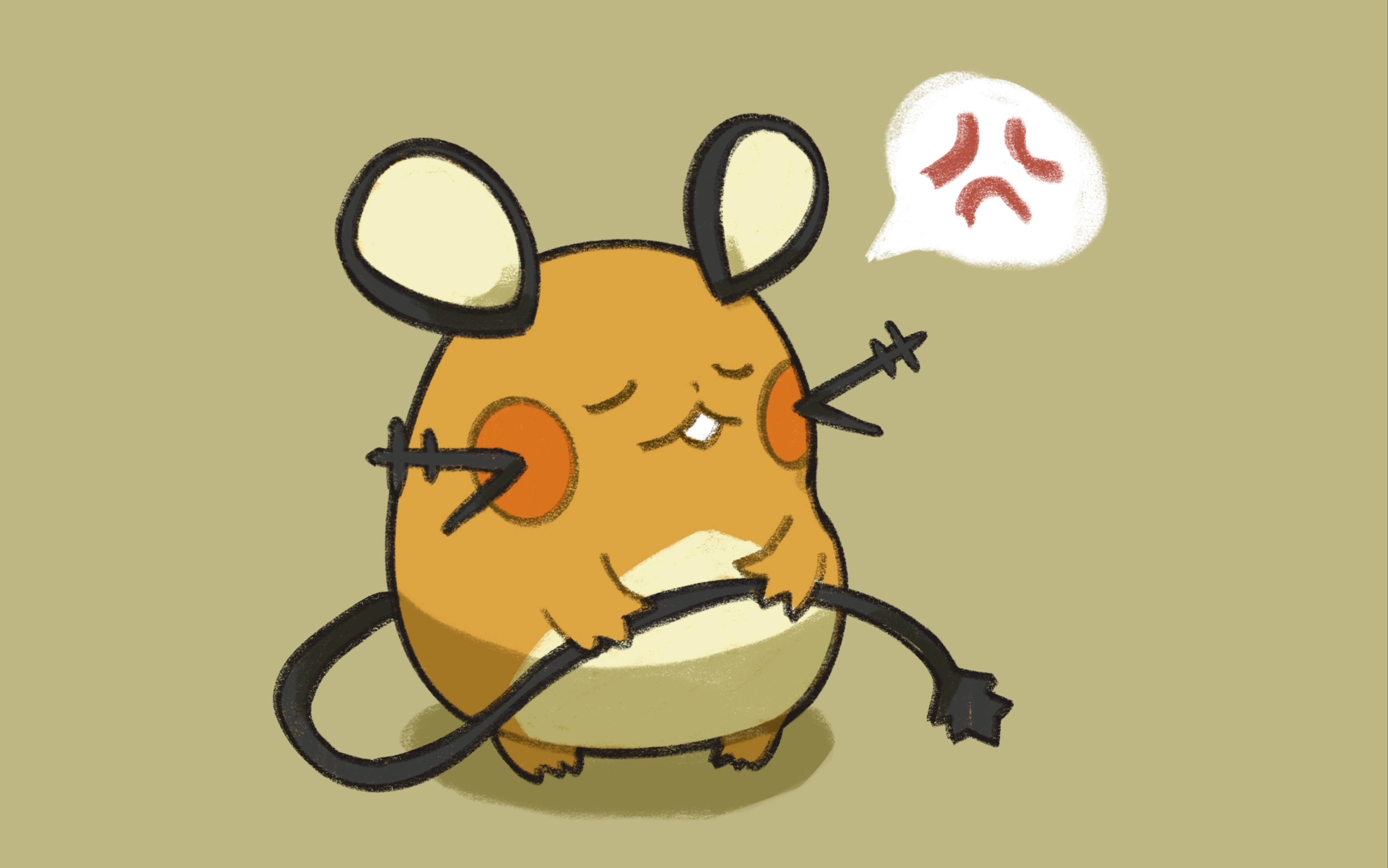 【procreate】宝可梦咚咚鼠day11