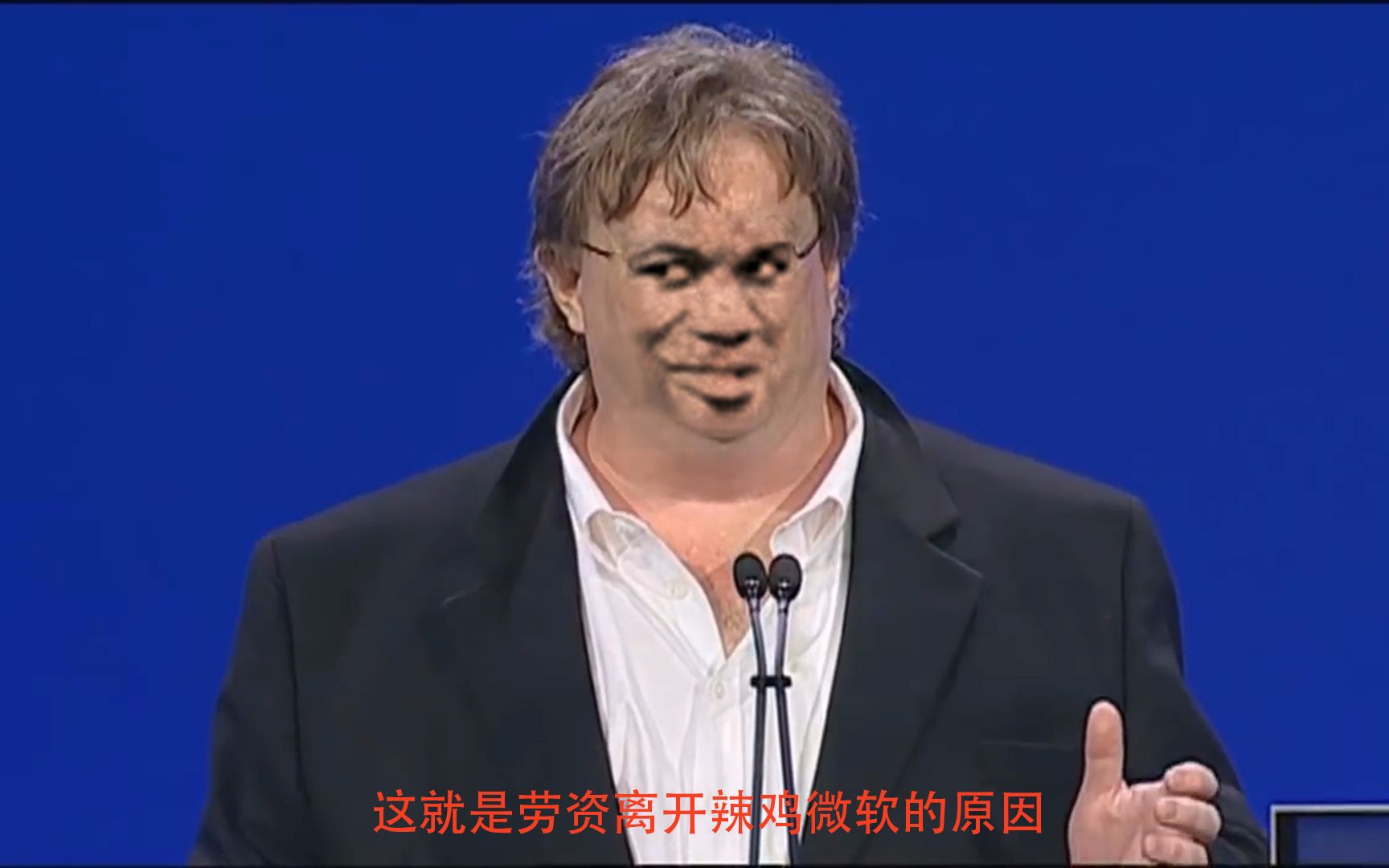 G胖发表获奖演讲遭遇蓝屏高清完整版_哔哩哔哩 (゜-゜)つロ 干杯~-bilibili