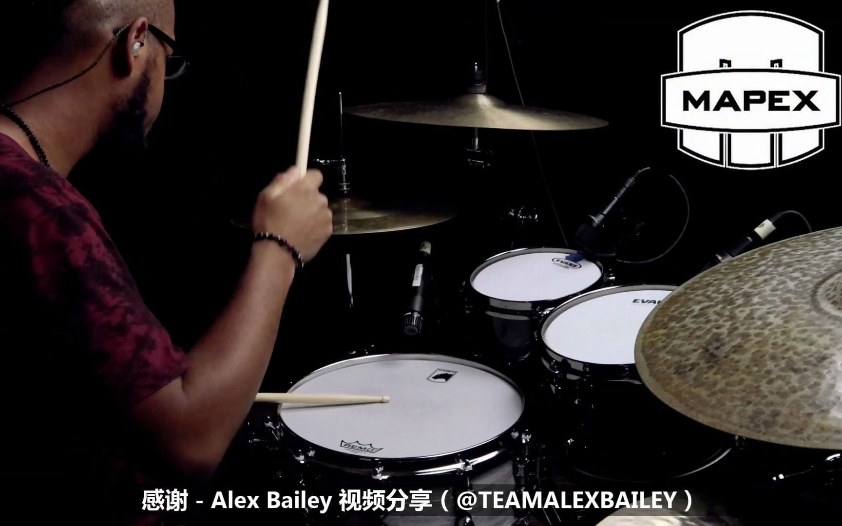 【军鼓测评】美派斯黑豹系列军鼓测评 艺术家Alex Bailey哔哩哔哩bilibili