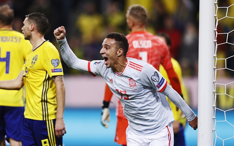 2020年欧洲杯预选赛第7轮 瑞典vs西班牙 全场集锦