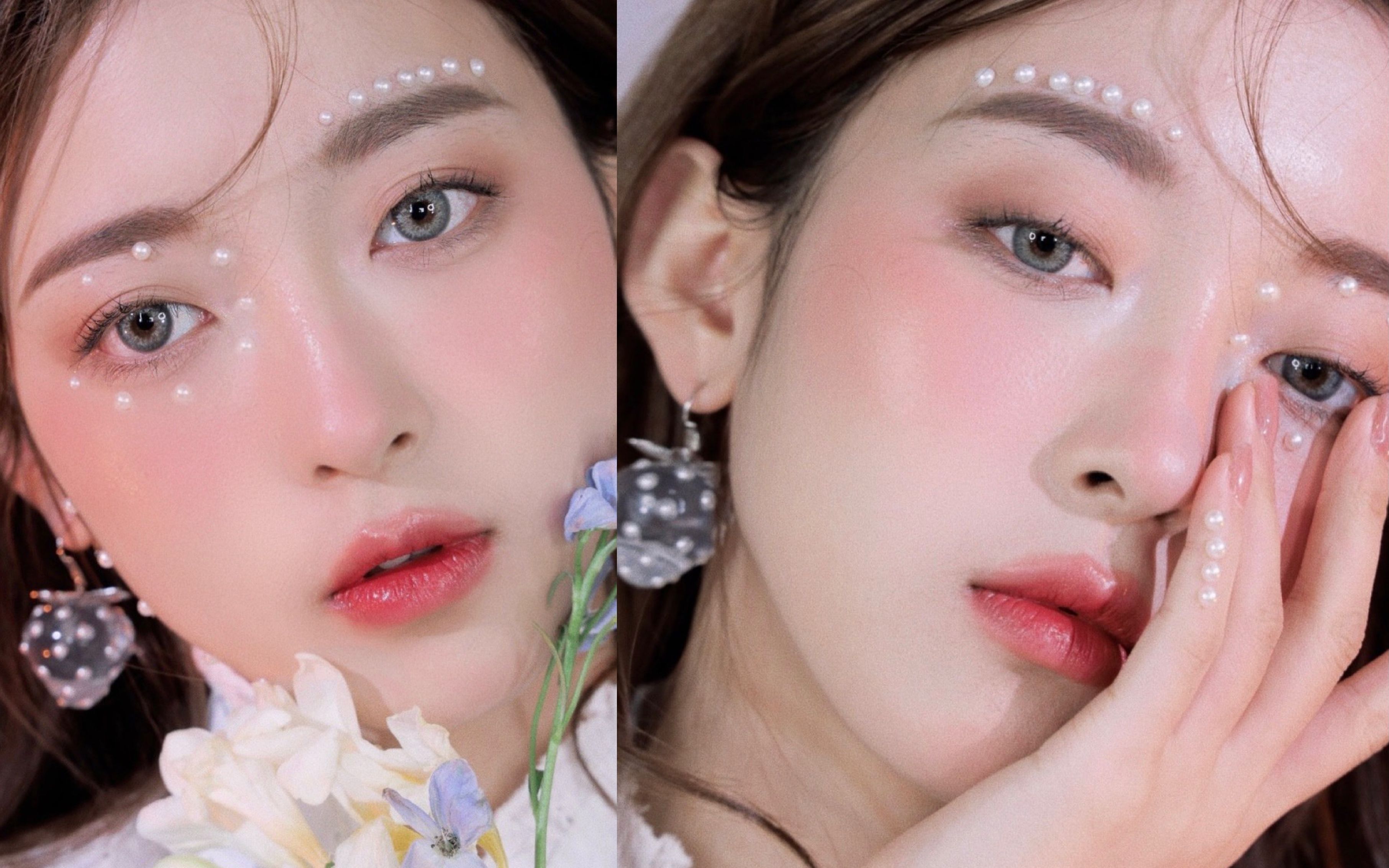 贝壳里沉睡的珍珠少女妆容💙