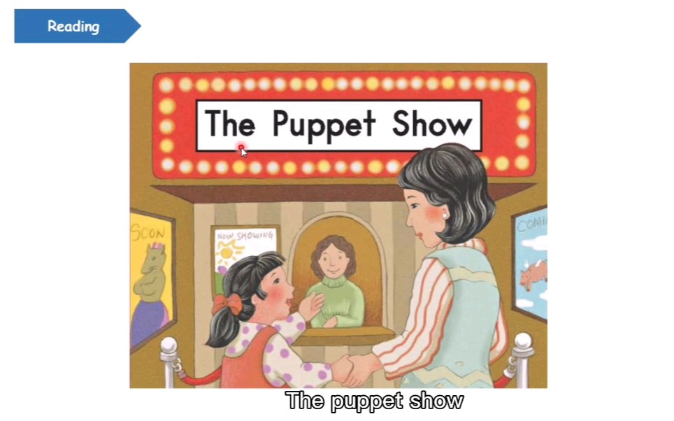 [图]思维导图读绘本《The puppet show》可亲子互动哦！