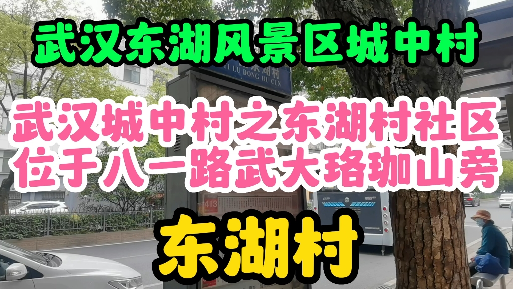 武汉城中村之八一路东湖村位于武汉大学珞珈山旁边哔哩哔哩bilibili