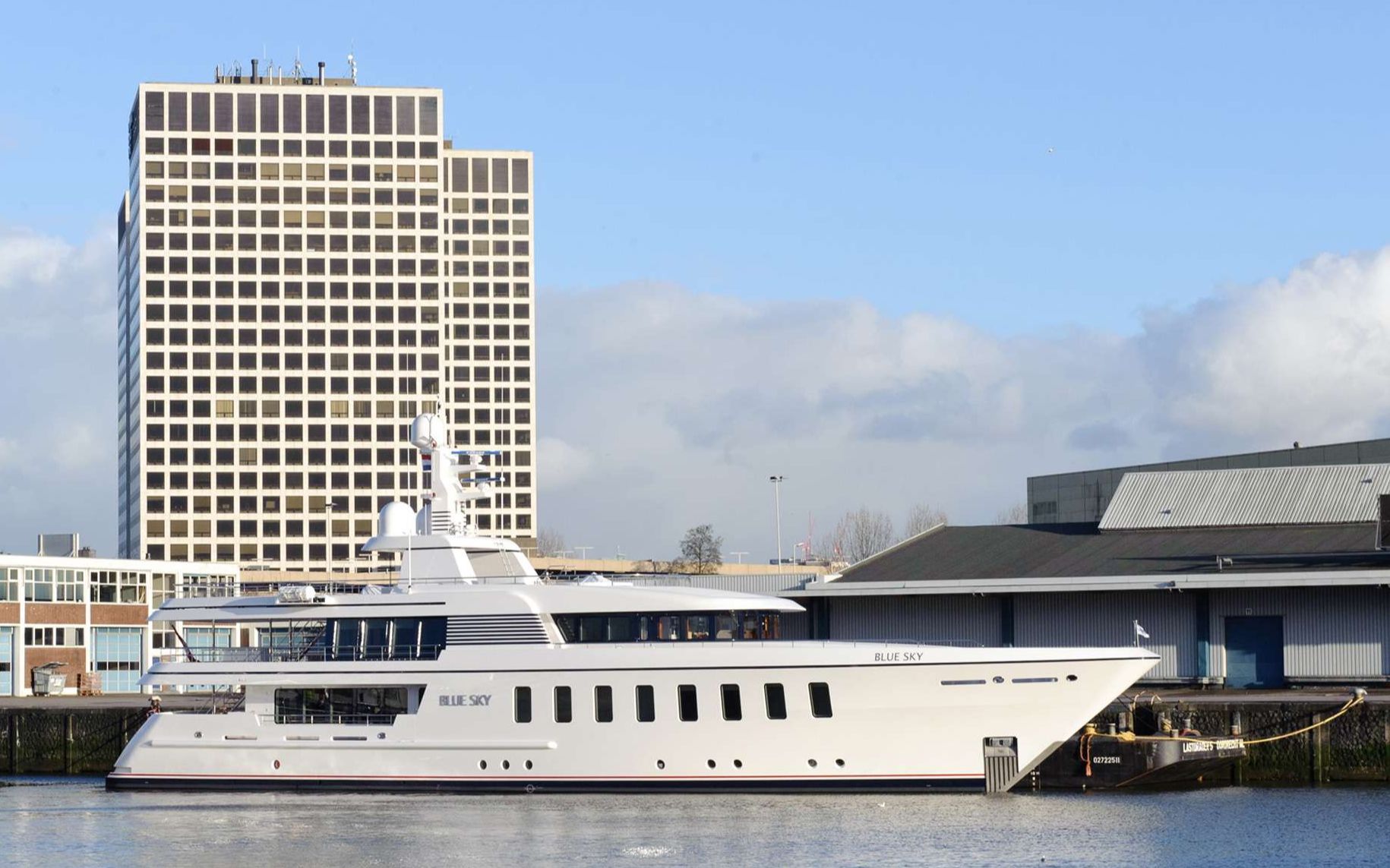 【超级游艇 blue sky 2013】44.65m长游艇feadship blue sky号