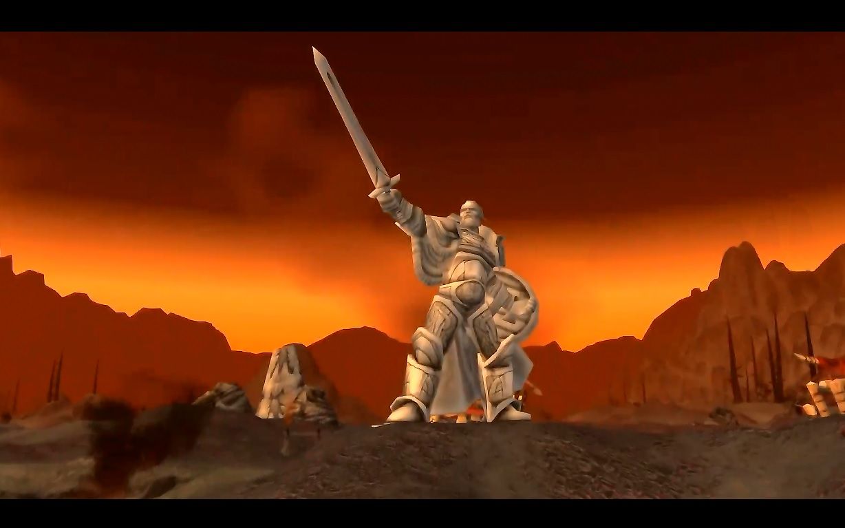暴雪游戏宣传片:魔兽世界-音乐场景-燃烧平原(2005-24)_哔哩哔哩 (゜