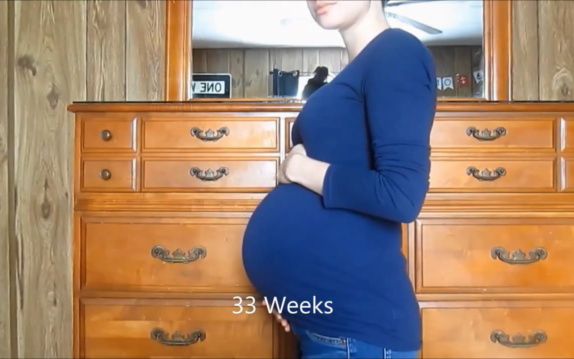 孕妇十月怀胎身材变化过程实录,看完更懂妈妈的付出有多伟大!