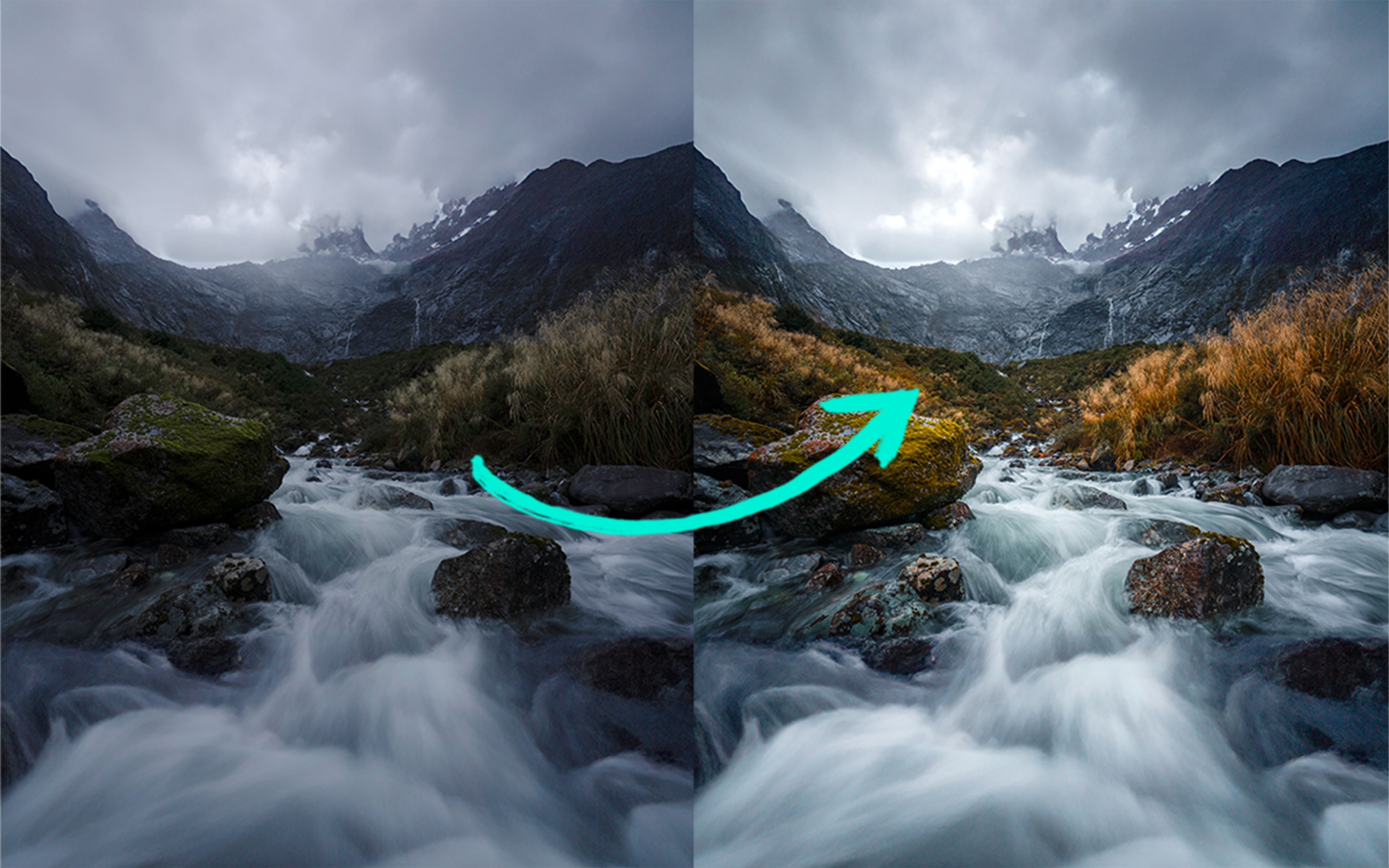 摄影后期配色&塑光方法 : 无彩色 有彩色配色, 重塑光影 camera raw