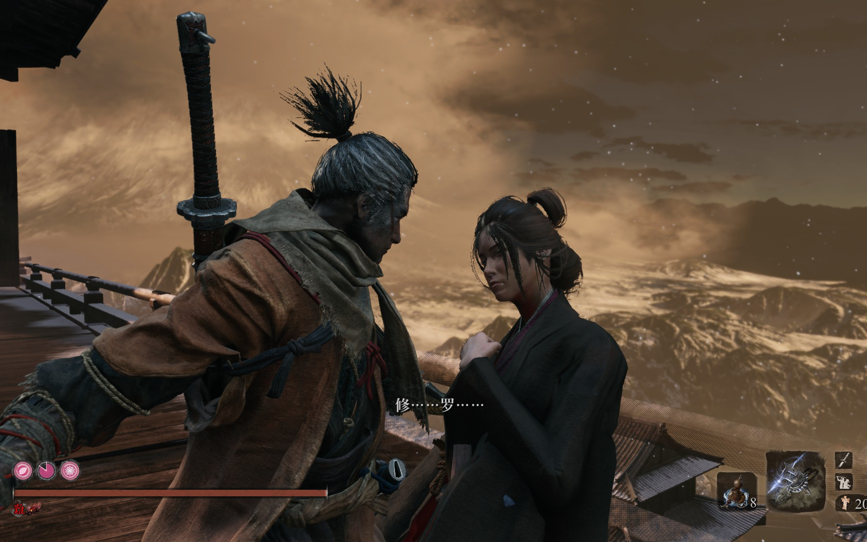 【只狼】老婆祭天 法力无边(英麻 老年一心拼刀攻略)_哔哩哔哩 (゜-゜