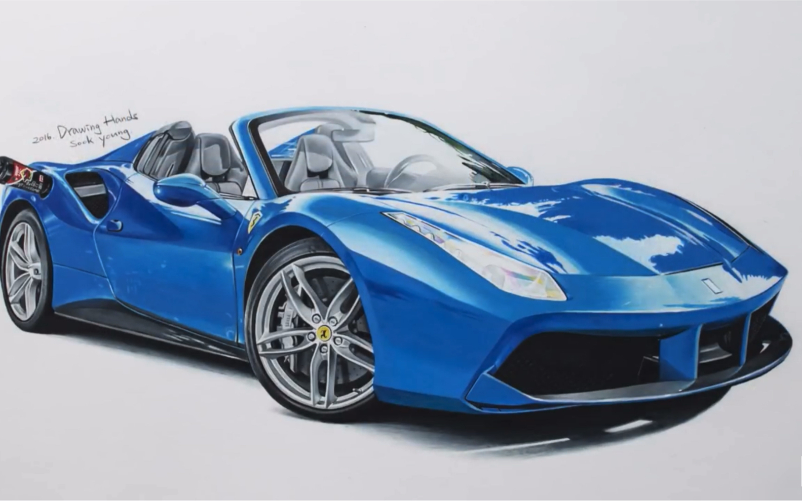 【产品设计】/汽车手绘上色