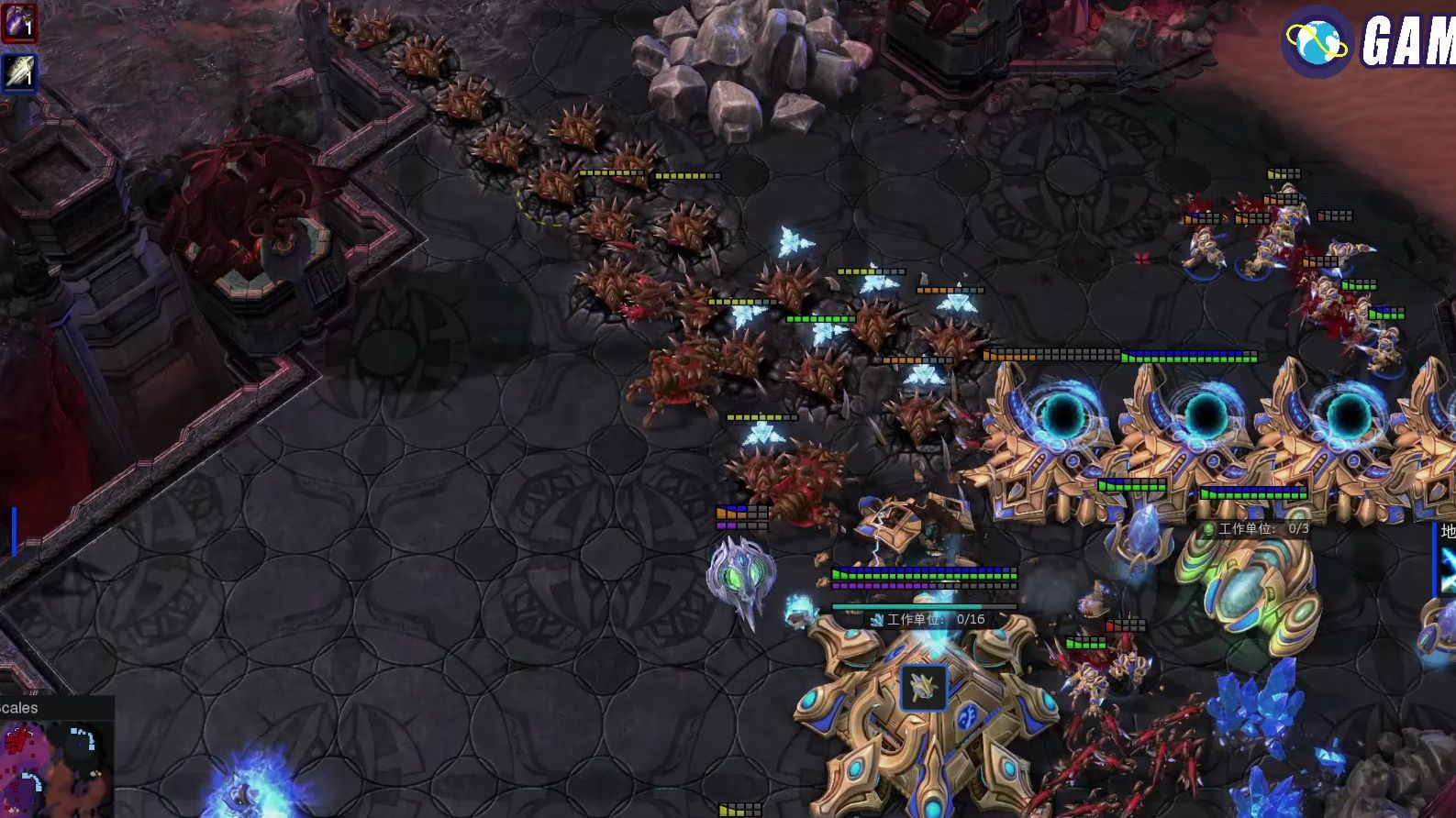 星际争霸2 reynor vs astrea 真是老残了,被地刺活活给淹了