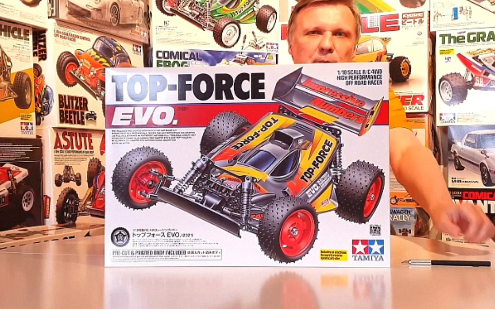 【新品开箱】限定复刻 田宫遥越野车 1/10 TopForce EVO遥控电动越野车 47470哔哩哔哩bilibili