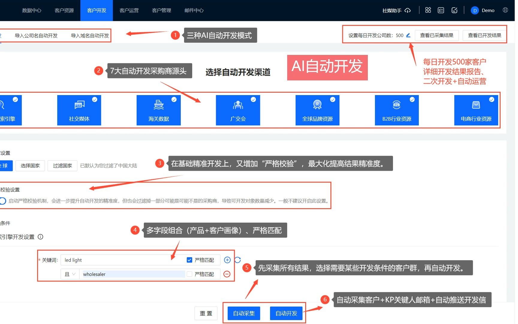 13AI自动开发外贸客户|每天开发500家国外采购商哔哩哔哩bilibili