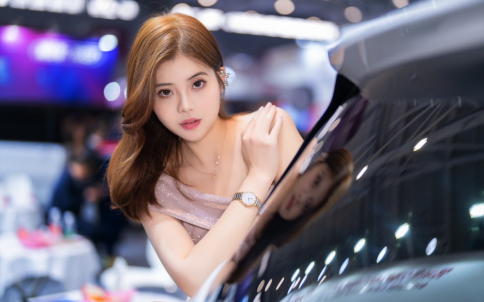 深圳改装车展 模特:糖果