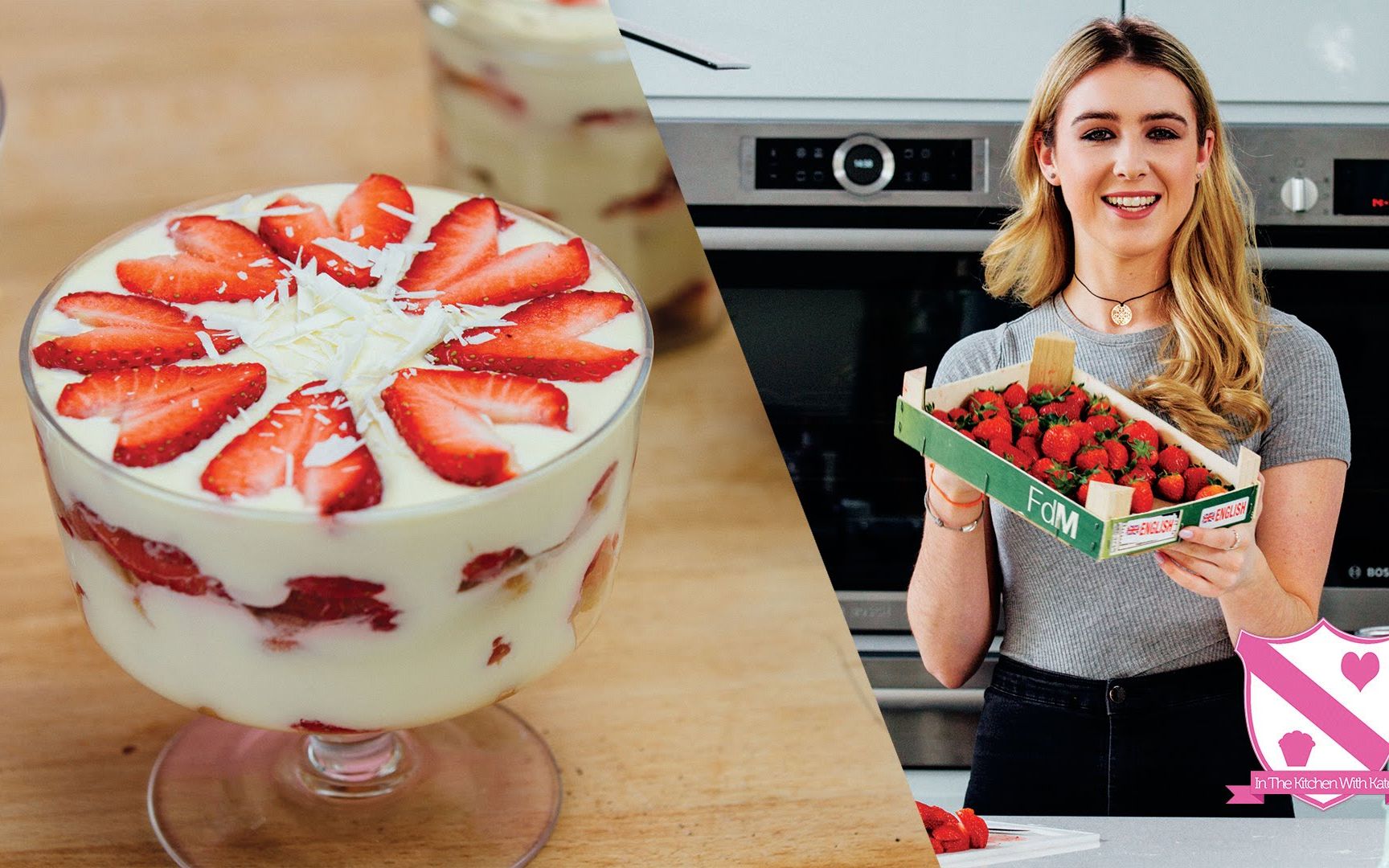 【inthekitchenwithkate】kate教你做草莓提拉米苏-生肉搬运
