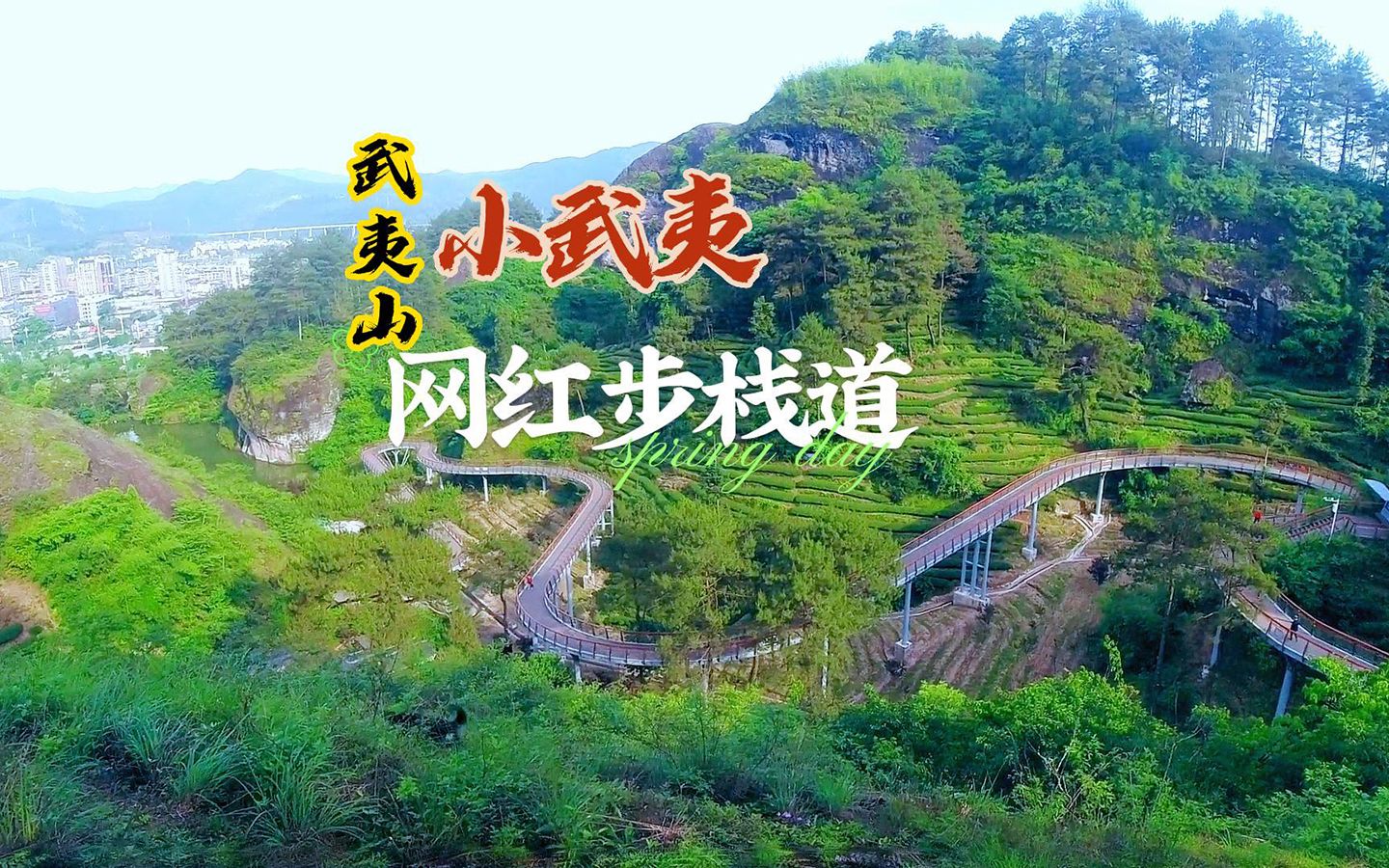 武夷山的小武夷公园,风景不输主景区,刚修条网红栈道免费游玩哔哩哔哩bilibili