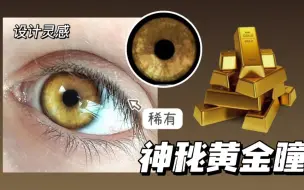 Download Video: 【蓝莓美瞳测评】超稀有黄金瞳！神秘异域金光闪闪