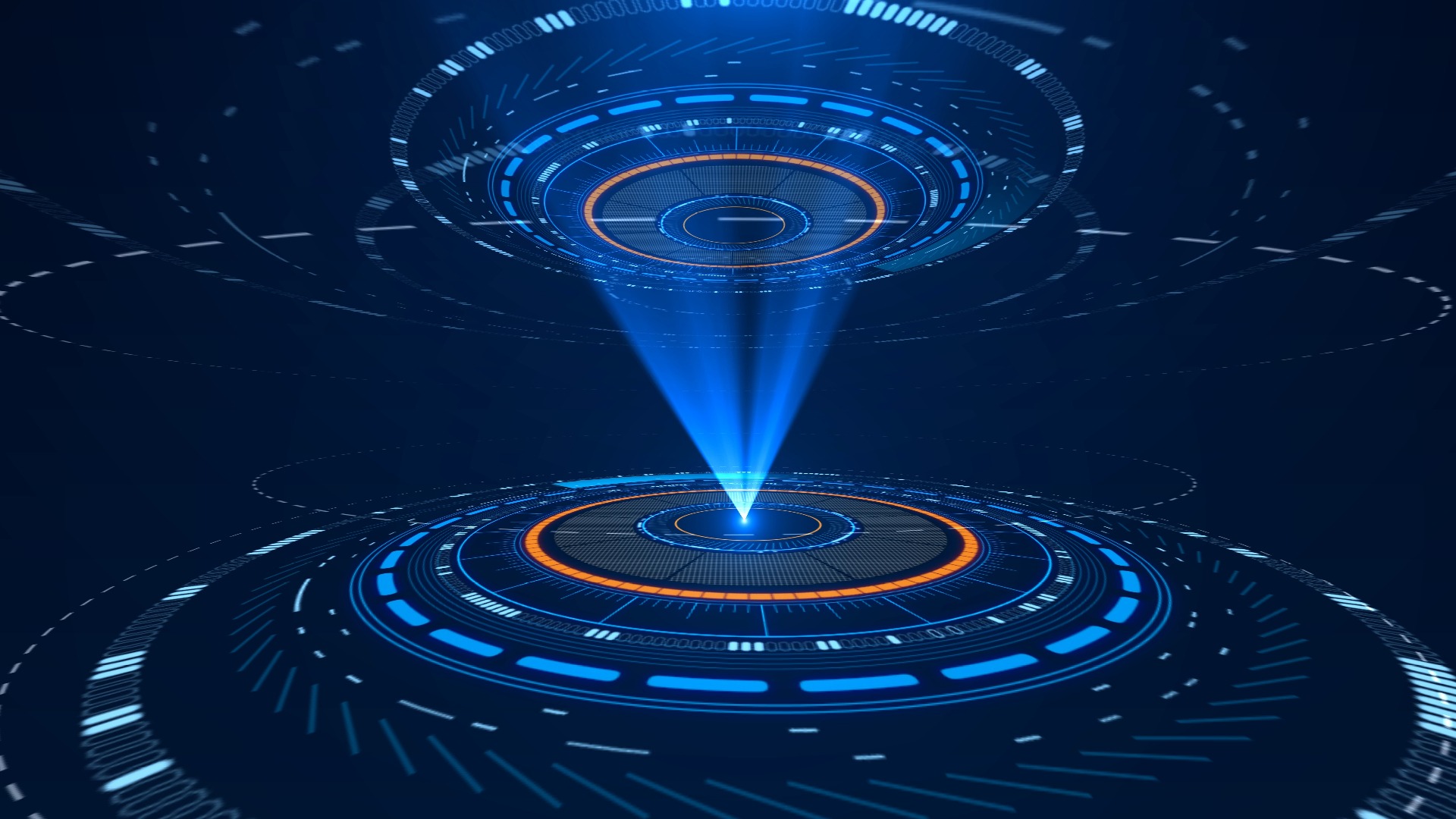 大气科技风开场片头背景素材,震撼片头素材.