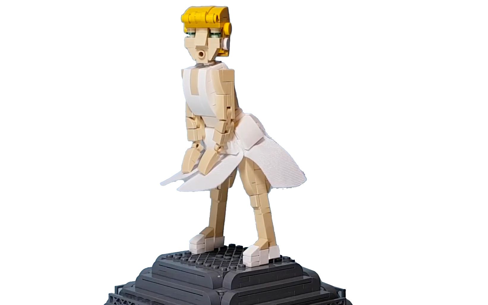 乐高moc作品 玛丽莲梦露 作品欣赏