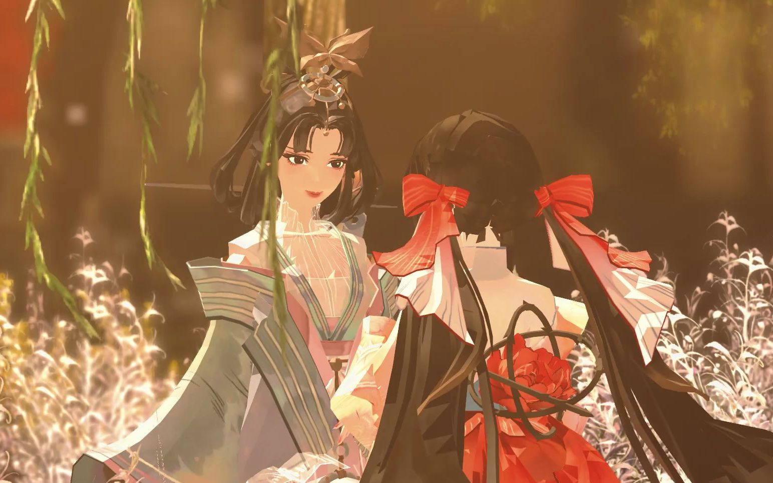 【忘川风华录mmd】大乔小乔 花月成双