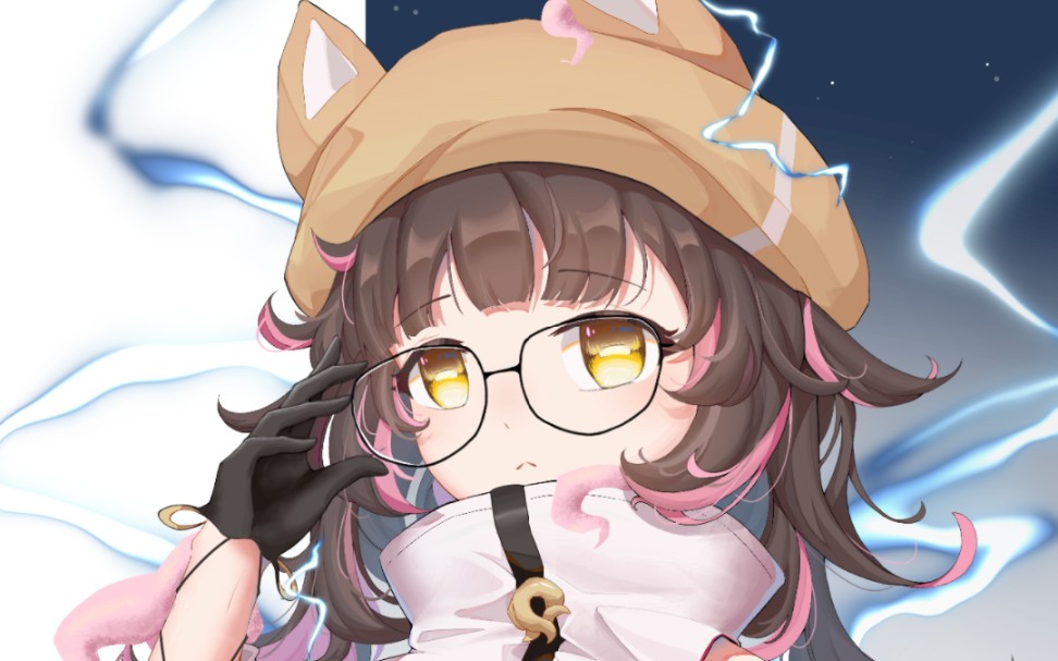 【明日方舟深海色生贺/绘画过程】