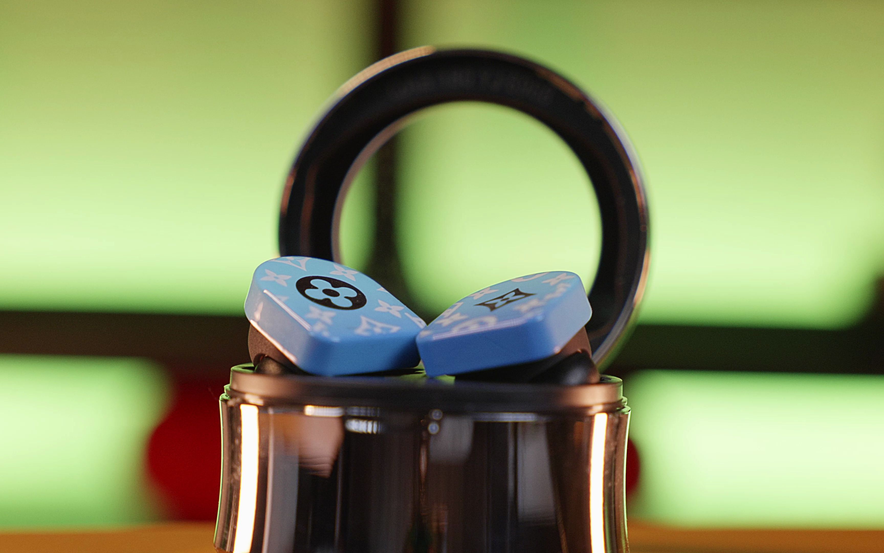 开箱lv蓝牙耳机