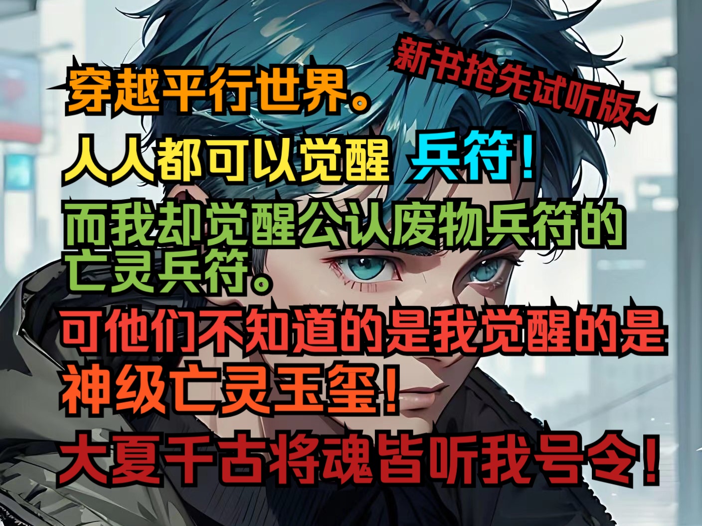 [图]「大夏雄魂1」穿越平行世界，人人都可以觉醒兵符。而我却觉醒公认的废物兵符亡灵兵符。可他们不知道的是我觉醒的是神级亡灵玉玺。大夏千古将魂皆听我号令！