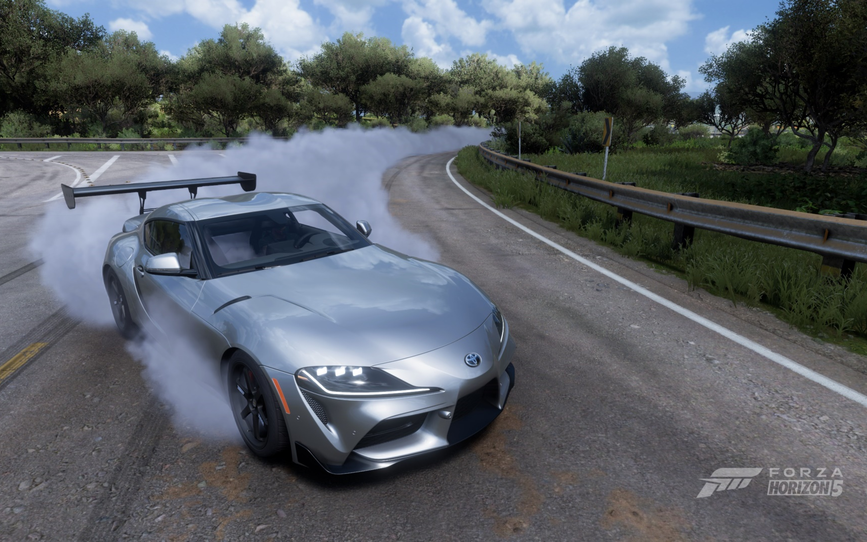 【地平线5】丰田supra下山漂移