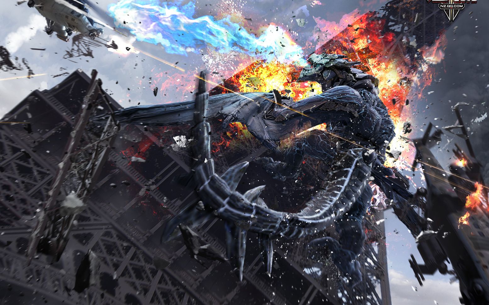 逆战猎魔挑战系列尸龙boss炎帝爆米花打法