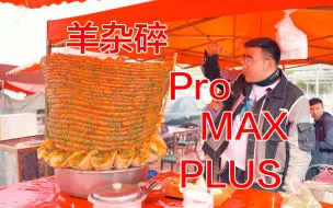 Скачать видео: 新疆巴扎上的羊杂碎，10块一大份，两个人都吃得饱饱的，太香了！