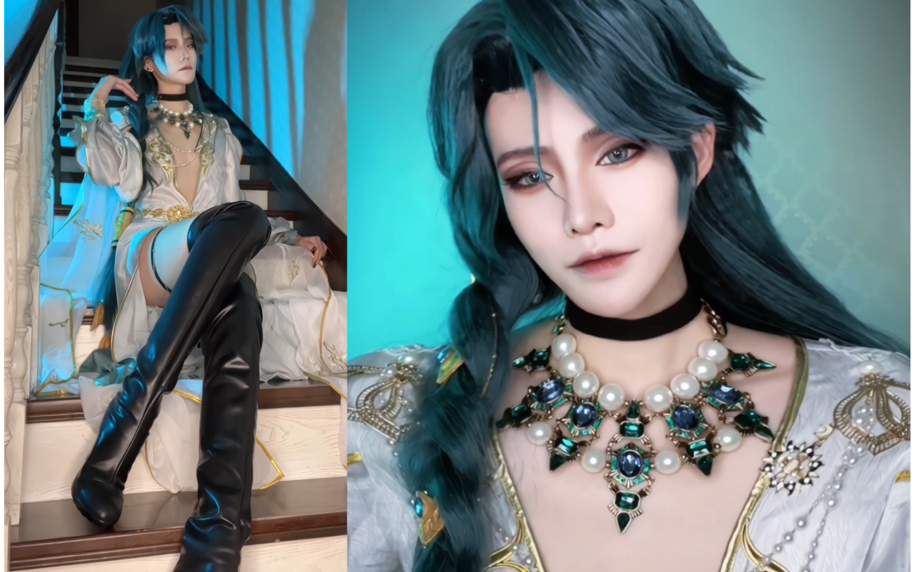 【零】"记住我的脸了吗?这可能是出卖你的脸哦～"《代号鸢》文丑cos