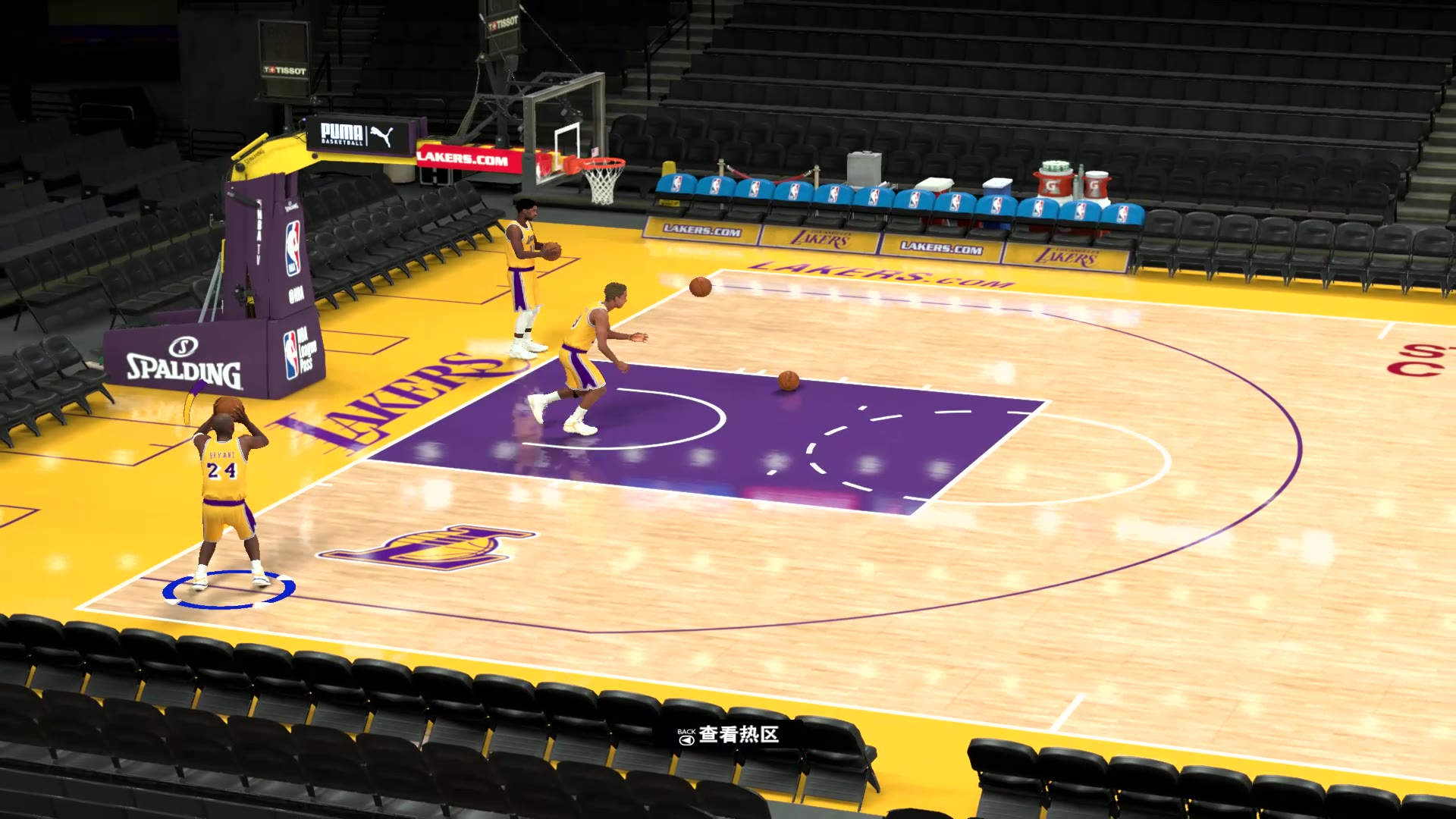 活动作品湖人队内训练